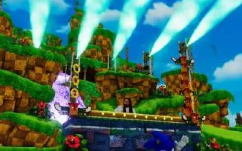 Steve Aoki on the Sonic stage