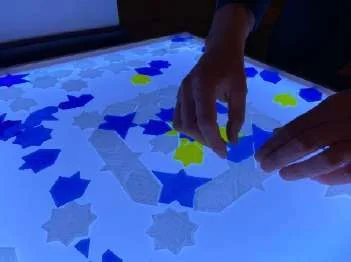 Touch-table puzzle
