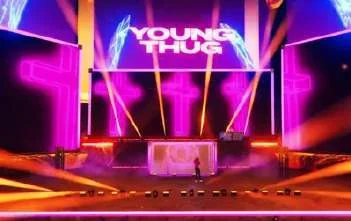 Young Thug stage